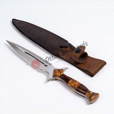 Epoxy Handle Double Edged Custom Dagger (3)